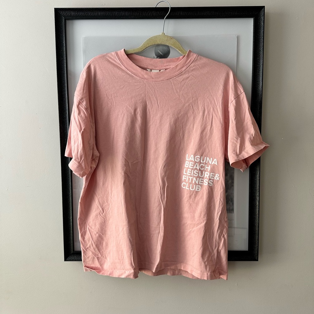 H&M Light Pink Graphic Tee